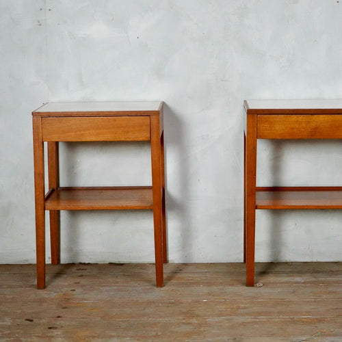 Vintage Teak Remploy Bedside Tables