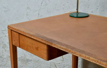 Solid Oak 1950's MOD Desk