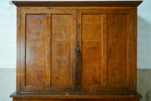 Antique Large Oak School Cupboard