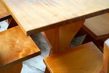 Brutalist Dining Table And Chairs