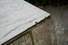 Marble Top Wrought Iron Garden Table And Chairs