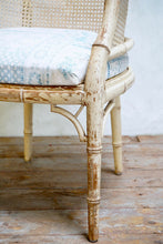 Vintage Faux Bamboo Chippindale Style Tub Chair