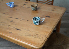 Antique Yew Wood Farmhouse Dining Table