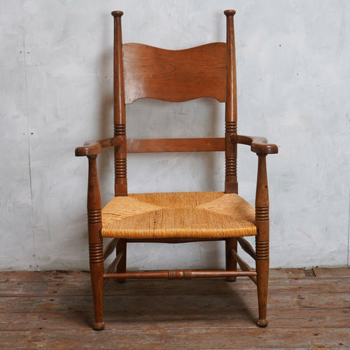 Antique Arts And Crafts Armchair Attributed To William Birch