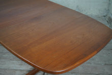 Extendable Mid Century Teak Oval Dining Table From Skovby, 1960s