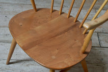 Pair Of Vintage Ercol Cow Horn Dining Chairs