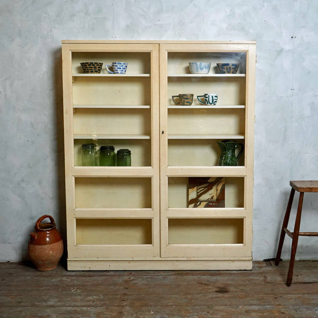 Antique Pine Glazed Cabinet