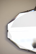 Oval Shaped Mirror Bevelled Edged