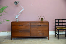 Vintage Mid Century Richard Hornby Afromosa Teak Chest Of Drawers