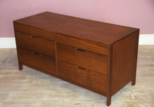 Vintage Mid Century Richard Hornby Afromosa Teak Chest Of Drawers