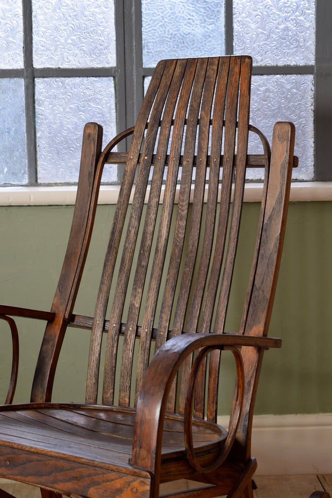 Vintage American Amish Folk Art Rocking Chair – Stowaway London