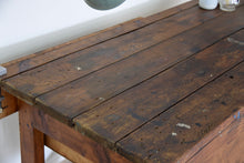 Vintage Rustic Pine Work bench