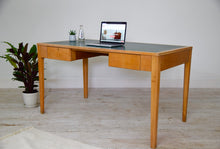 Vintage Mid Century Oak Desk