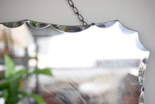 Rectangular Shaped Bevelled Edged Mirror With Chain