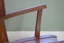 Vintage Oak Captain's Desk Chair