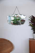Frameless Bevelled Edged Mirror With Chain