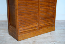 Vintage French Tambour Front Cabinet