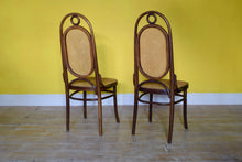 Pair Of Bent Wood Thonet Model 17 Dining Chairs
