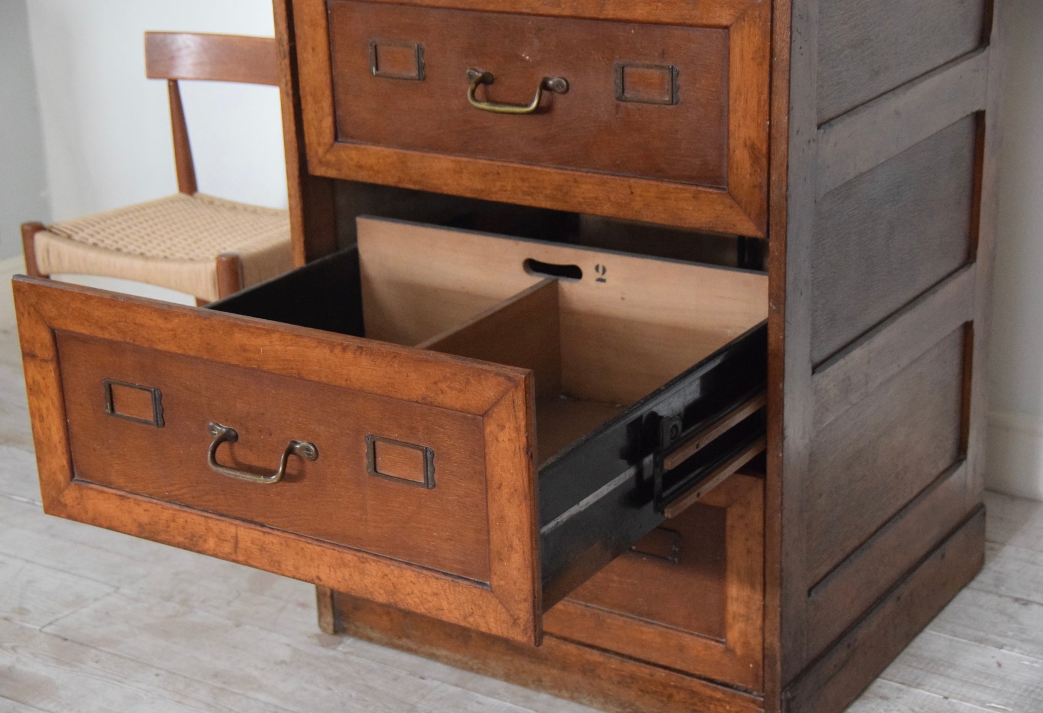 Antique Oak French Filing Cabinet – Stowaway London