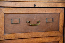 Antique Oak French Filing Cabinet