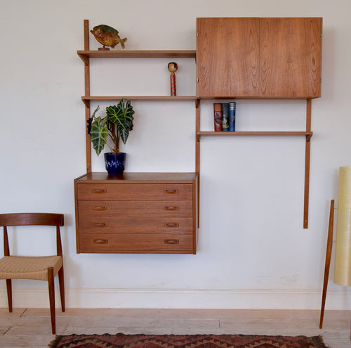 Danish PS Modular Wall Shelving System