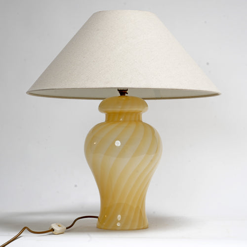 1970s Murano Glass Table Lamp