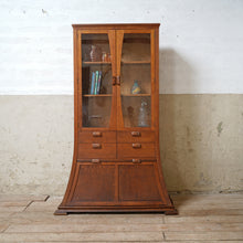 Vintage Oak Arts And Crafts Style Cabinet
