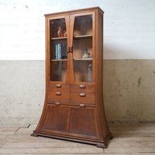 Vintage Oak Arts And Crafts Style Cabinet
