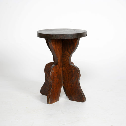 Brutalist Oak Stool