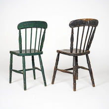 Two Victorian Elm Dining Chairs