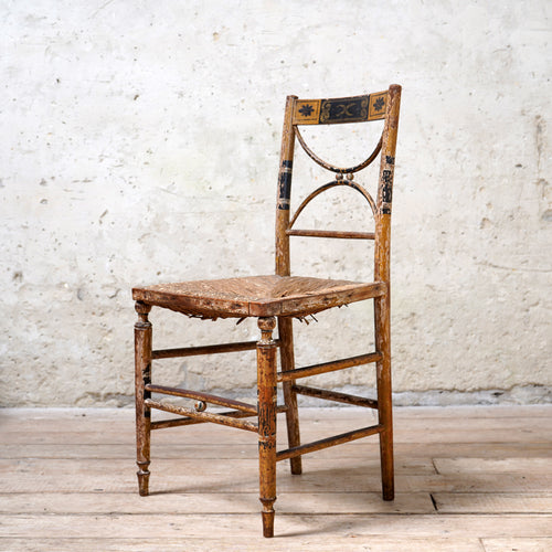 Antique Regency Painted Side Chair