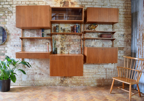 Danish PS Modular Wall Shelving System By Peter Sorensen