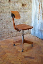 Swiss 1950s Vintage Industrial Office Chair By Stoll Giroflex