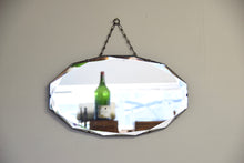 Oval Shaped Mirror Bevelled Edged