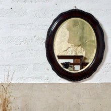 Antique Scalloped Edge Mirror