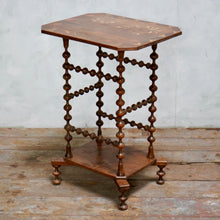 Antique Bobbin Turned Side Table