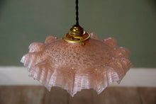 French Vintage Pink Pendant Light Shade