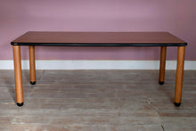 Large Vintage Dining Table Mid Century Style