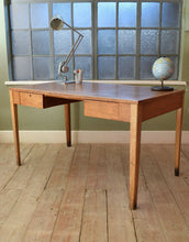 Vintage Mid Century Oak MOD Desk